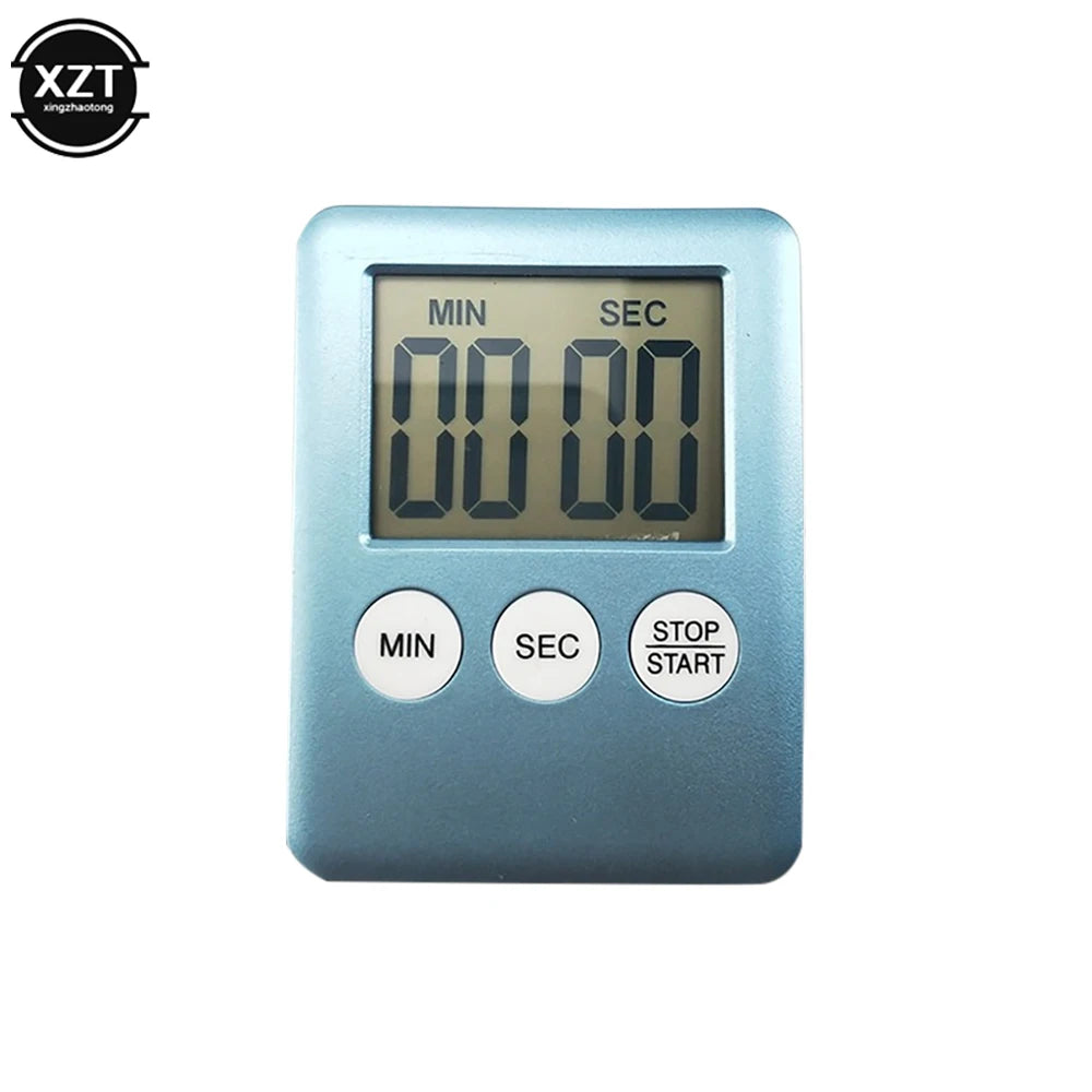 Digital Kitchen Timer Magnet LCD Compact Kitchen Countdown Timer Eggs Pasta Cooking | Sansoti