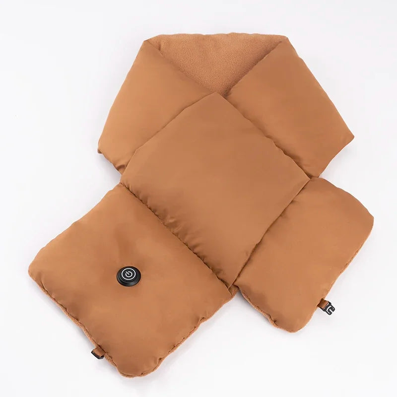 Verwarmde Nekwarmer USB Oplaadbaar Pluche Kraag Unisex Winteraccessoire Thermische Halsdoek Outdoor Warmte | Sansoti