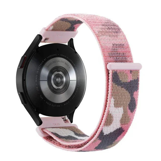 Regulowany nylonowy pasek sportowy do smartwatcha 20mm 22mm, oddychający, lekki pasek do zegarka sportowego i fitnessu | Sansoti