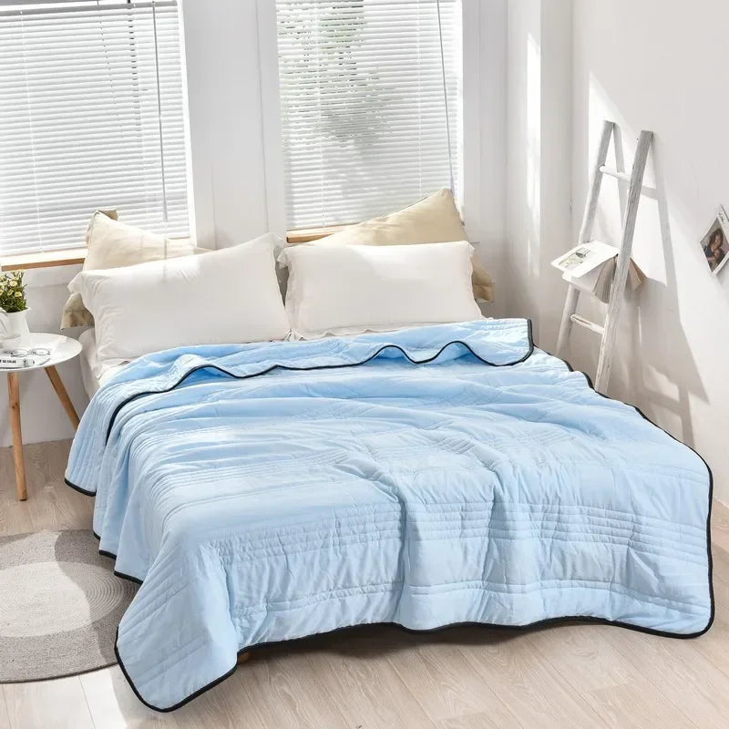 Zomerdeken Gekoeld Effect Polyester 100-200 cm Ademend Lichtgewicht Dun voor Warme Nachten Slaapkamer | Sansoti