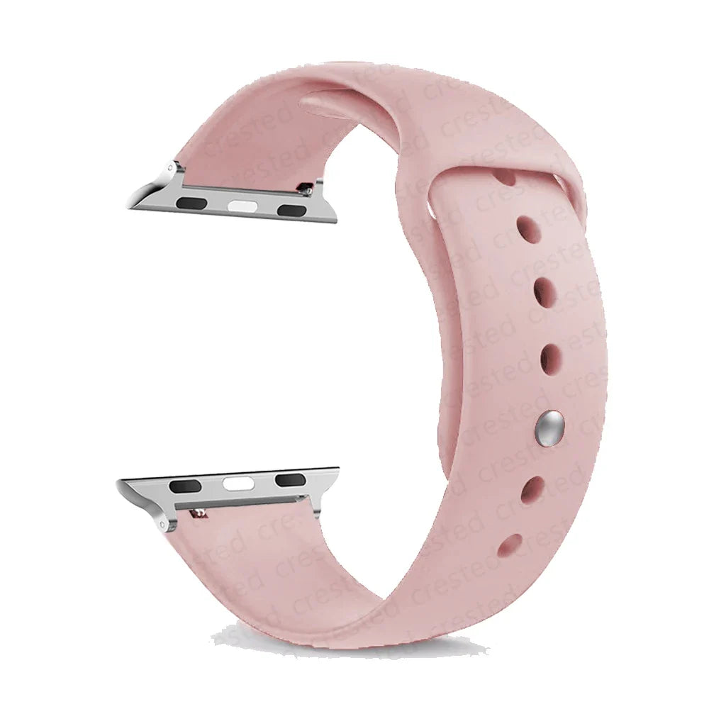 Wodoodporny silikonowy pasek do zegarka z regulowanym sportowym zapięciem do smartwatcha 38–49 mm, sportowy i wygodny | Sansoti