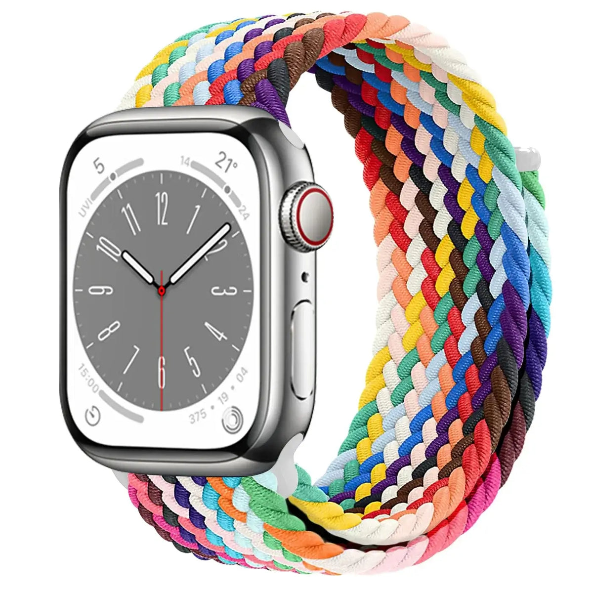 Nylon Watch Band with Hook-and-Loop Closure Breathable Adjustable Sports Band for Smartwatch Wristband | Sansoti