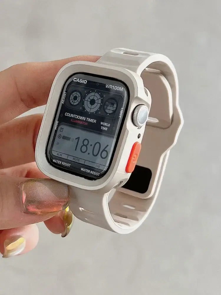 Flexible Comfortable Silicone Smartwatch Band with Quick Release Sports Band 38-49mm Universal Replacement | Sansoti