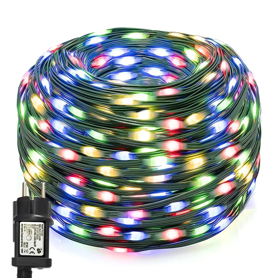 Outdoor LED String Lights, IP65 Garden Lighting for Balcony and Terrace, Flexible Decorative Light Cable for Parties | Sansoti