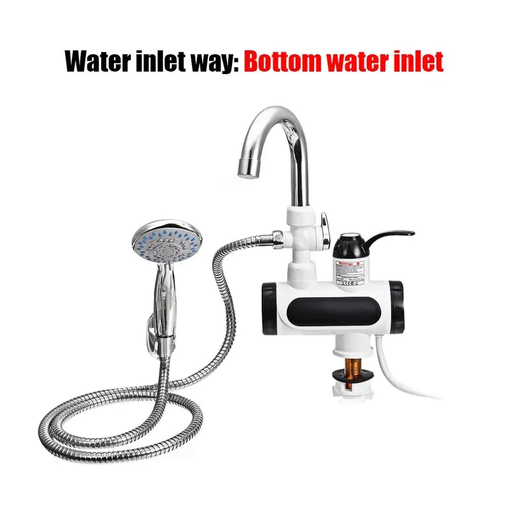 Elektrischer Warmwasserhahn 3000W mit direkter Durchlauferhitzung | Sansoti