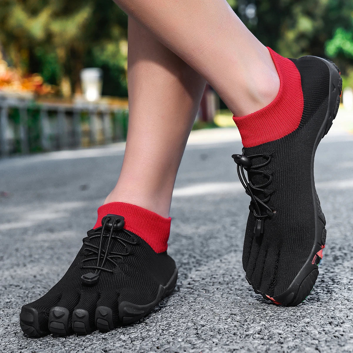 Waterschoenen met teencompartimenten flexibel grip voor strand yoga zwemmen hardlopen watersport heren | Sansoti