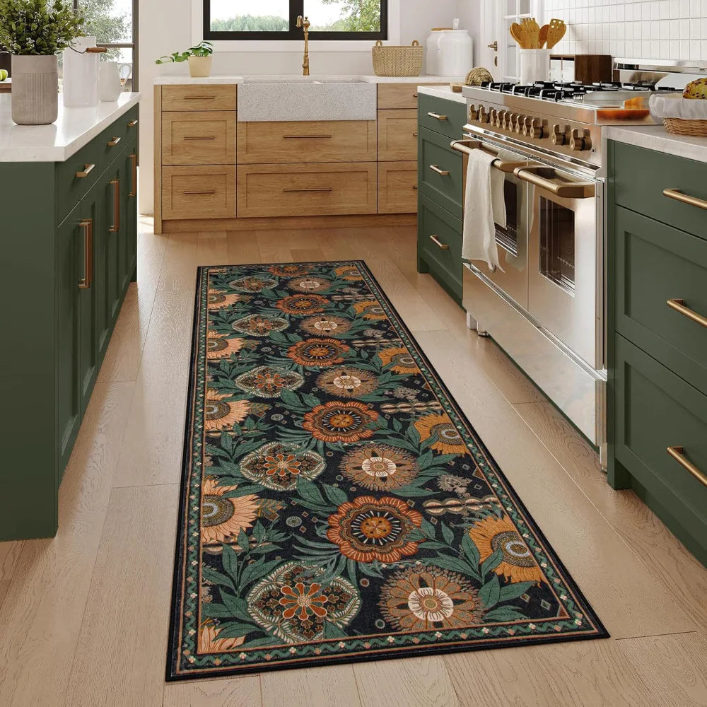 Geometrisch Gangkleed Roze Runner 80-500cm Antislip Polyester Hal Looploper Voor Entree Veranda Trappen | Sansoti