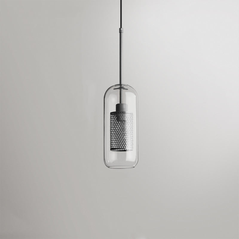 Glass Pendant Light Globe Gold or Silver E26 Socket Adjustable Cord Dining Room Bedroom Living Room Modern | Sansoti