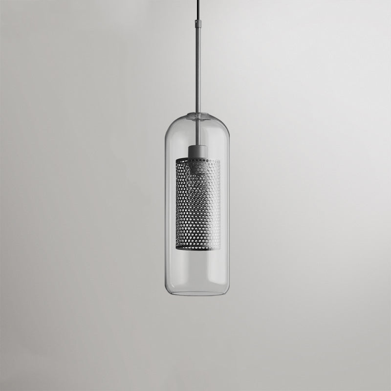 Glass Pendant Light Globe Gold or Silver E26 Socket Adjustable Cord Dining Room Bedroom Living Room Modern | Sansoti
