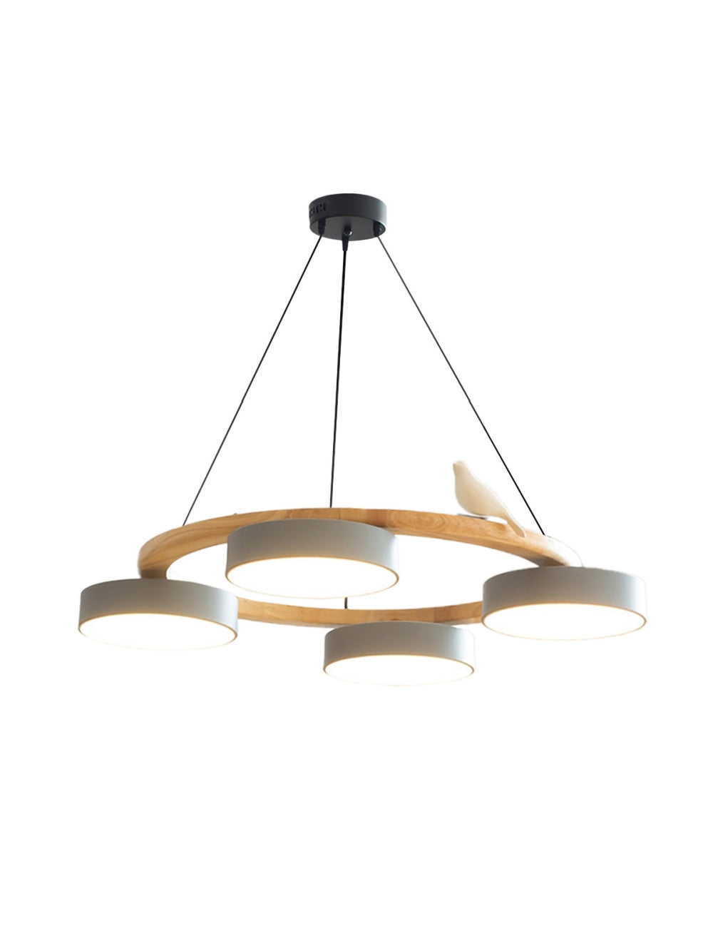 Decorative Bird Chandelier with Colored Circles for Dining Room and Living Room | Sansoti