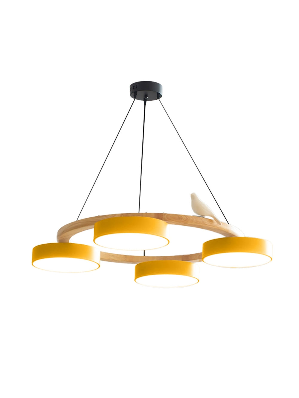 Decorative Bird Chandelier with Colored Circles for Dining Room and Living Room | Sansoti