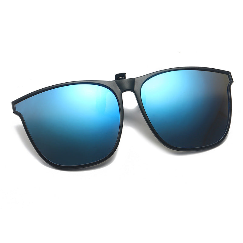 Clip-on lunettes de soleil avec embouts magnétiques Verres polarisants Protection UV400 pour porteurs de lunettes | Sansoti