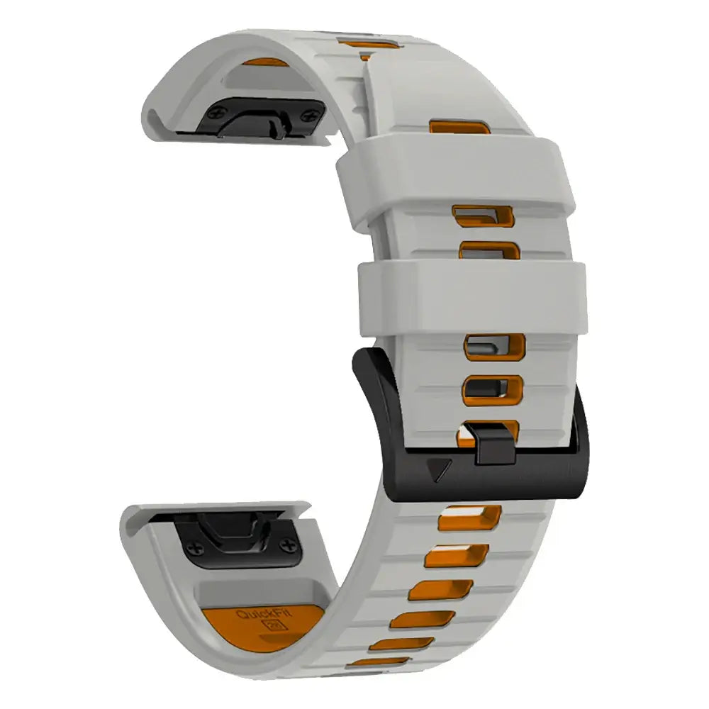 Silicone Smartwatch Band Quick-Release 22mm 26mm Sporty Comfortable Wristband for Everyday Active Use | Sansoti