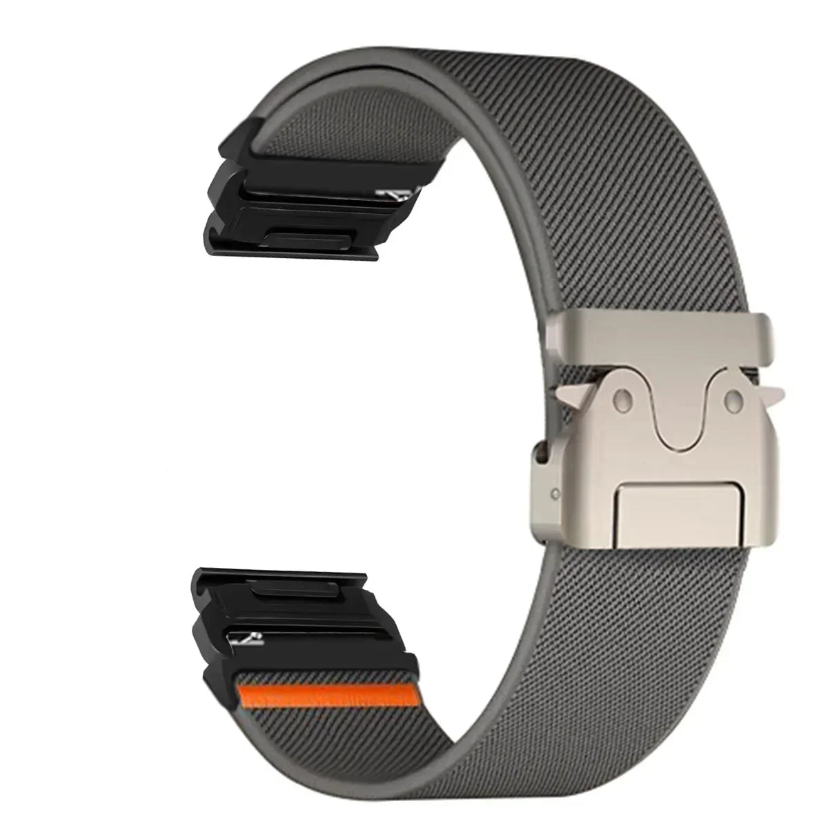 Bracelet de smartwatch en nylon 22-26 mm, design militaire, réglable, unisexe, bracelet de sport universellement compatible | Sansoti