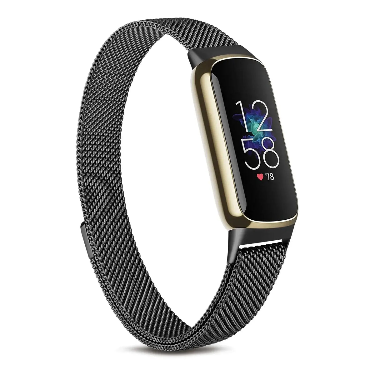 Magnetische Smartwatch Band RVS Mesh Verstelbaar Horloge Bandje Polsband voor Fitness Tracker Sporthorloge | Sansoti