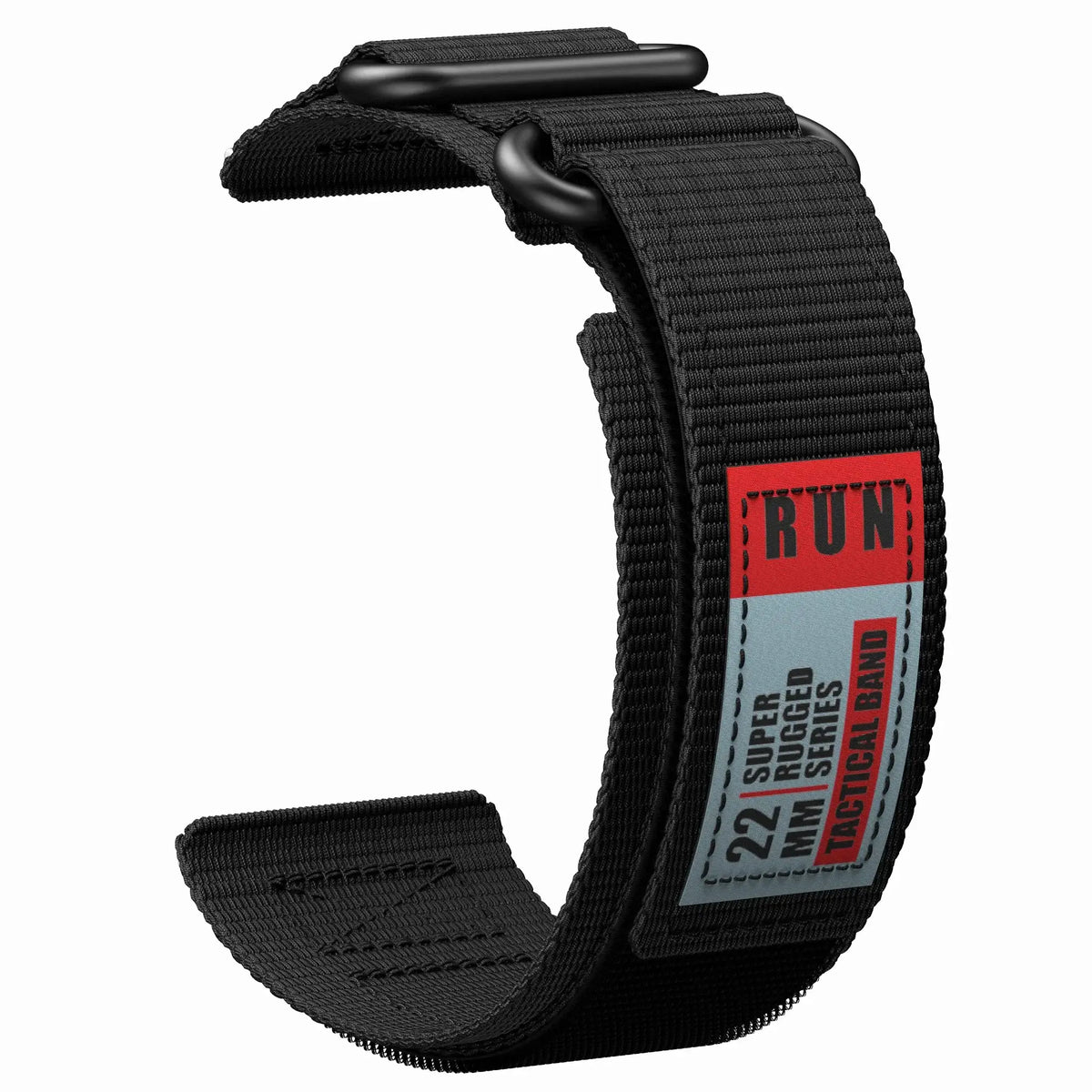 Nylon Smartwatch Strap with Hook-and-Loop Fastener Adjustable 20mm 22mm Sporty Breathable Wristband for Running Fitness | Sansoti