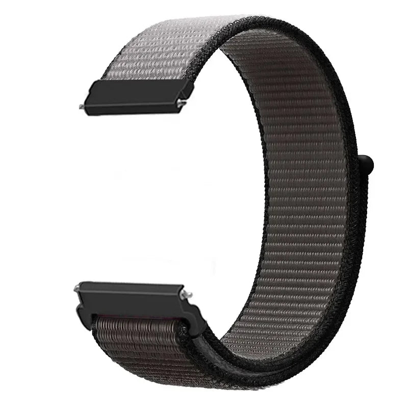 Regulowany nylonowy pasek sportowy do smartwatcha 20mm 22mm, oddychający, lekki pasek do zegarka sportowego i fitnessu | Sansoti