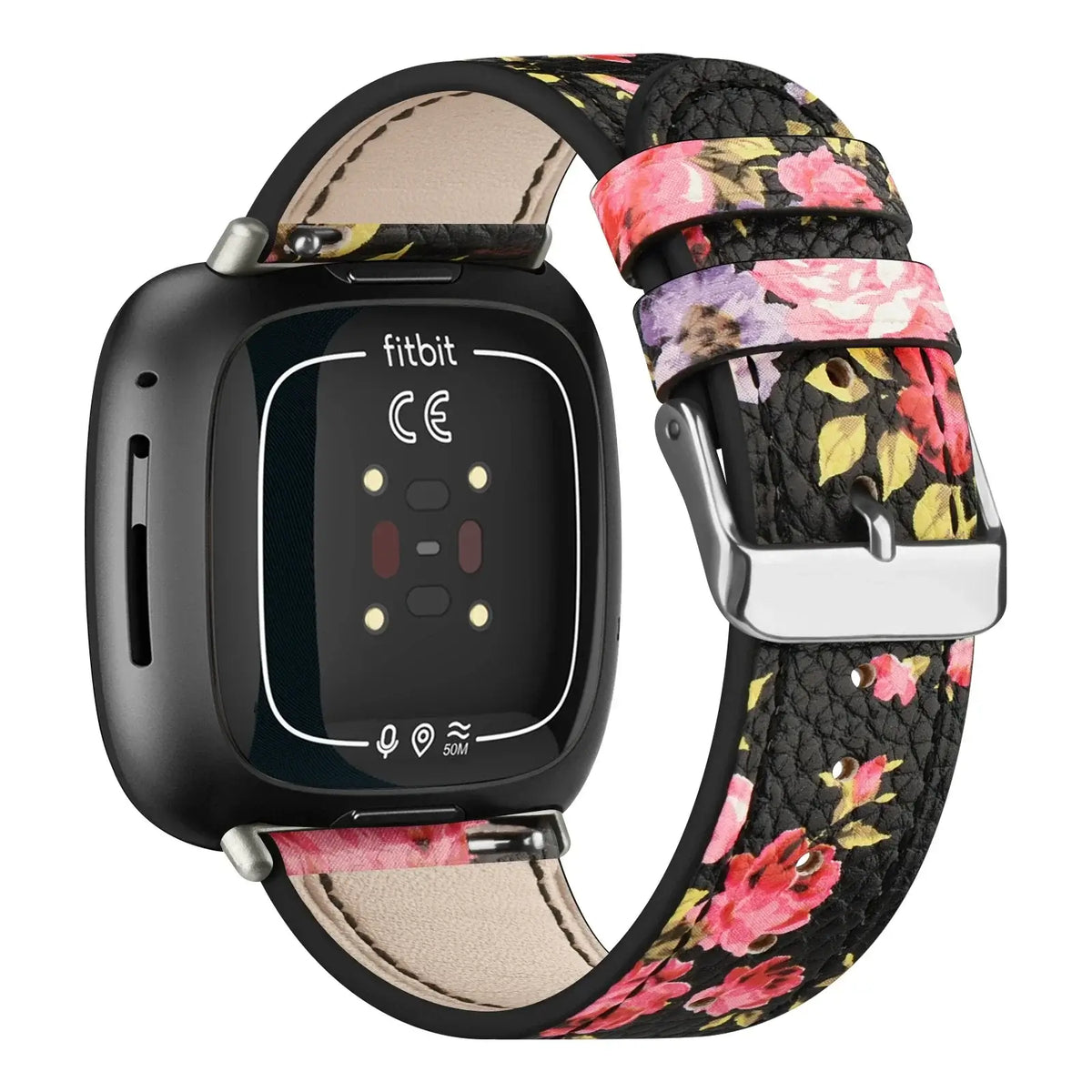 Leather Smartwatch Band Adjustable Sports Watch Bracelet Replacement Wristband for Women and Men Activity Tracker | Sansoti