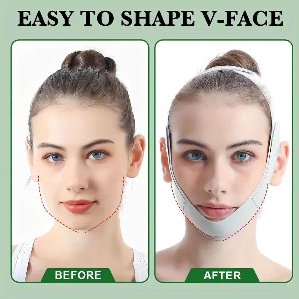 Face Lifting Band Jaw Contours V-Line Firming Facial Care | Sansoti