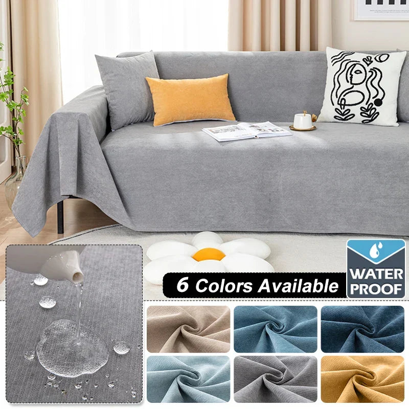 Multifunktionaler Sofabezug aus Spandex 90-420cm, Grau, Blau, Marineblau, waschbarer elastischer Möbelschutz | Sansoti