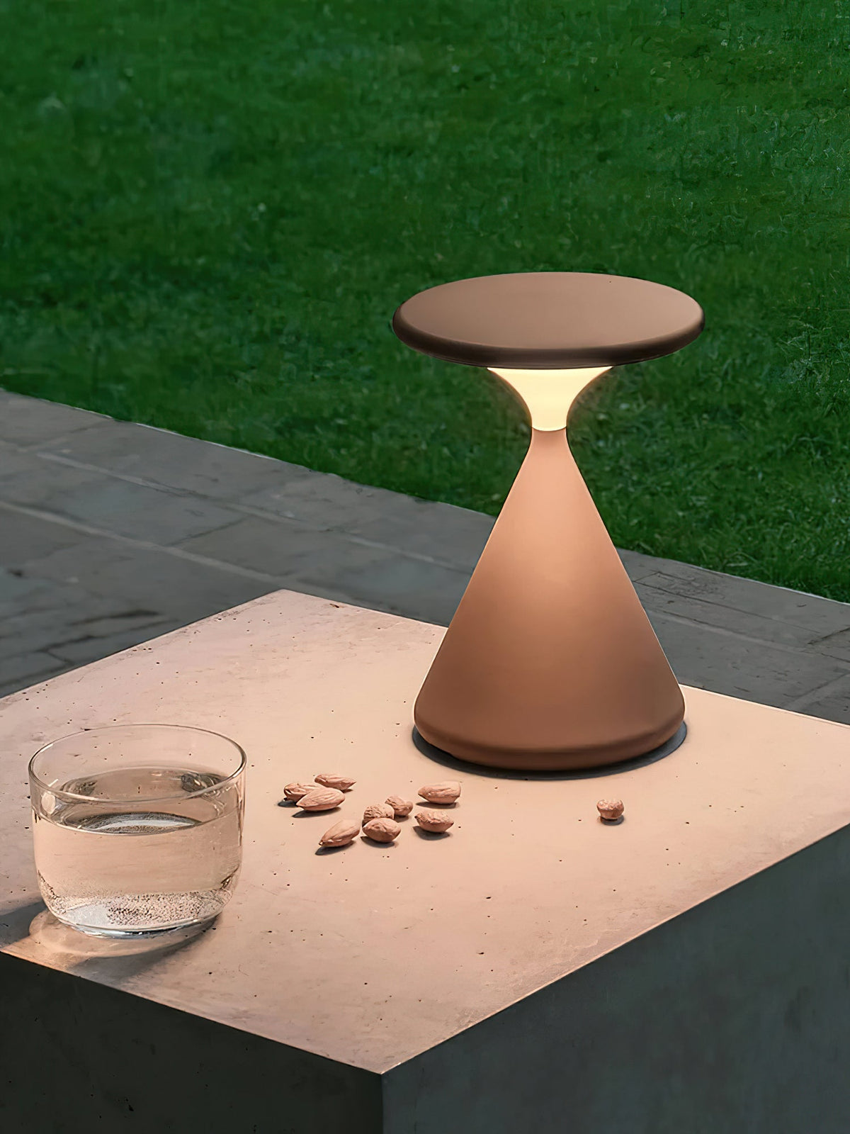 Wireless Battery Table Lamp – 5200mAh USB Rechargeable – Touch Control – Warm & Cool Light – Indoor & Outdoor | Sansoti