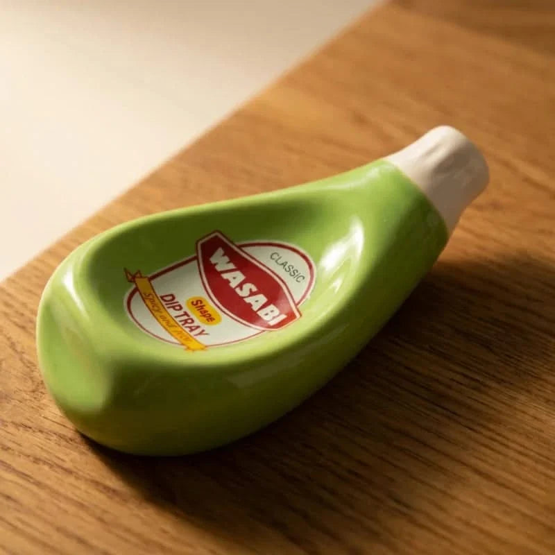 Ceramic Dip Bowls Sauce Bottle Shape for Ketchup Mustard Mayo Wasabi Tableware Serving Dishes Table | Sansoti
