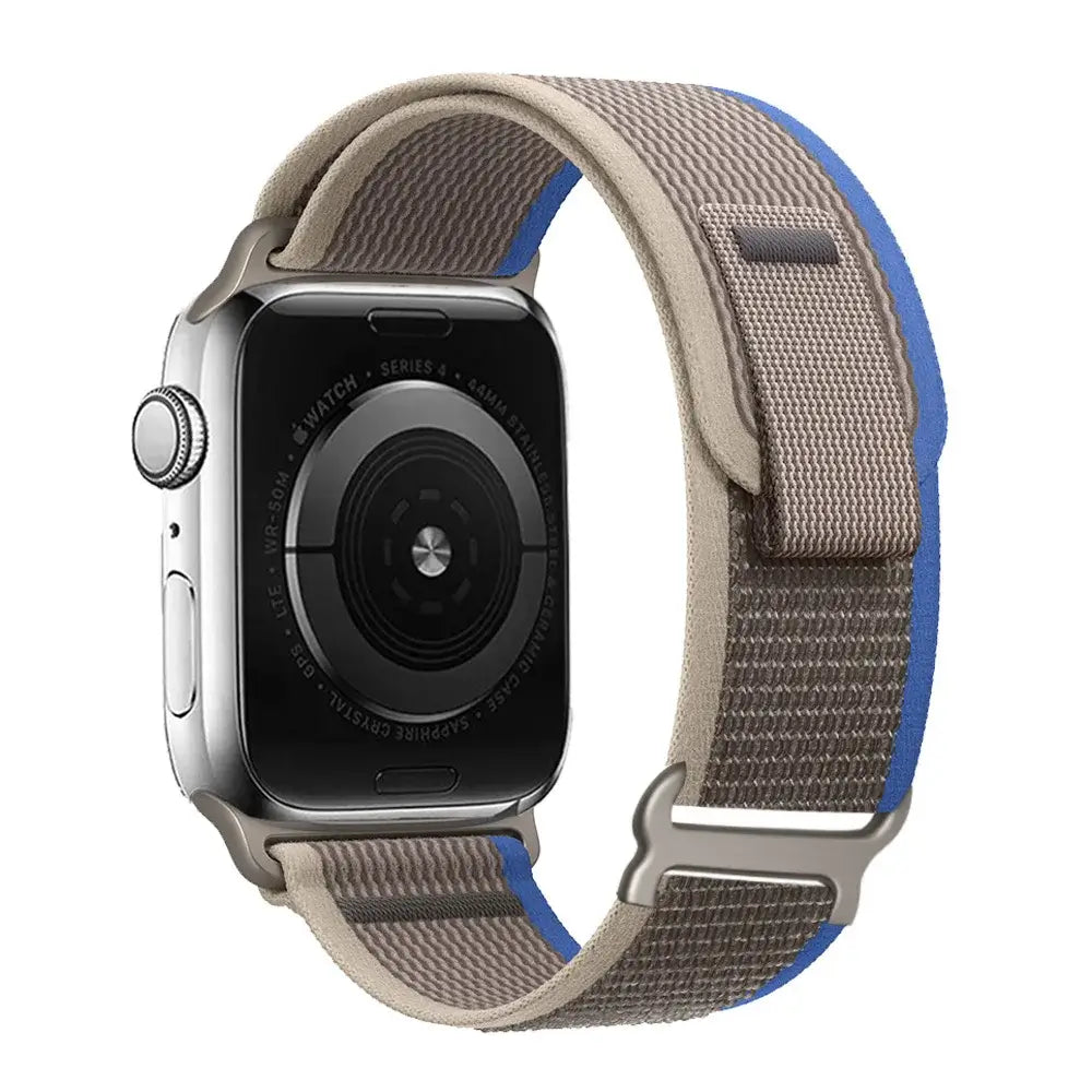 Nylon Smartwatch Band with Hook-and-Loop Closure - Breathable Adjustable Wristband 38-49mm for Sports and Casual Wear | Sansoti