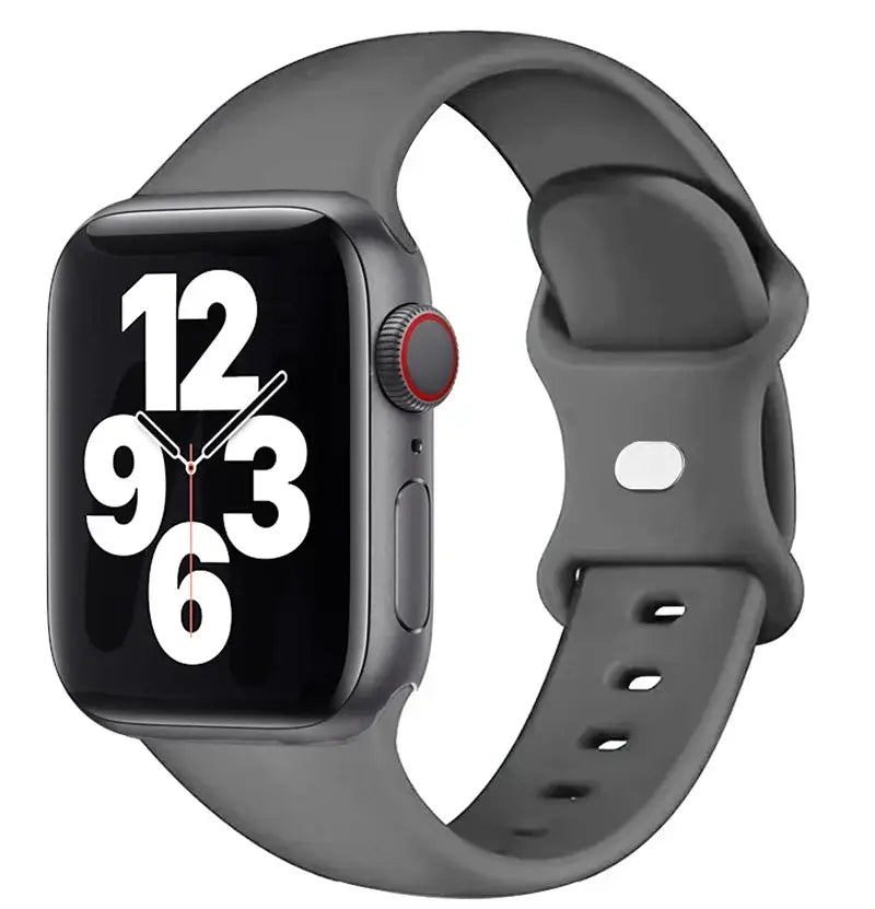 Water-Resistant Flexible Silicone Smartwatch Band Soft Watch Strap for Active Daily Use | Sansoti