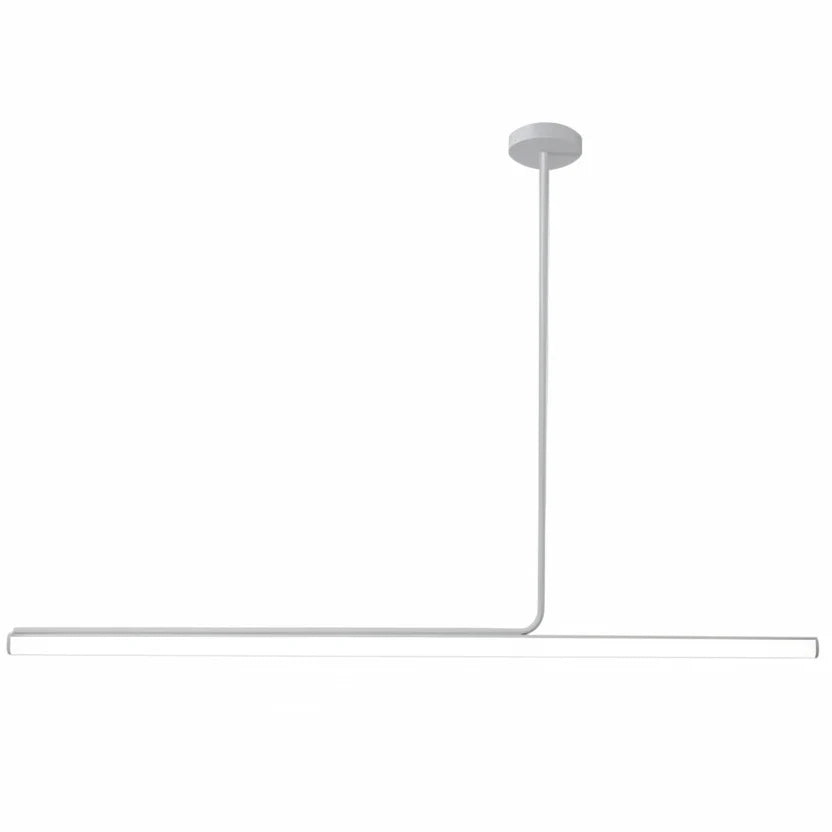 Suspension asymétrique en T en métal et acrylique, LED à intensité réglable, éclairage pour salle à manger, îlot de cuisine et salon moderne | Sansoti