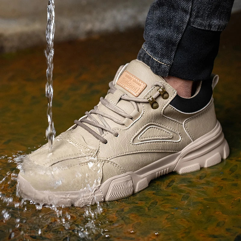 Industrial Safety Shoes for Men with Reinforced Toe | Protective Puncture-Resistant Work Footwear | Sansoti