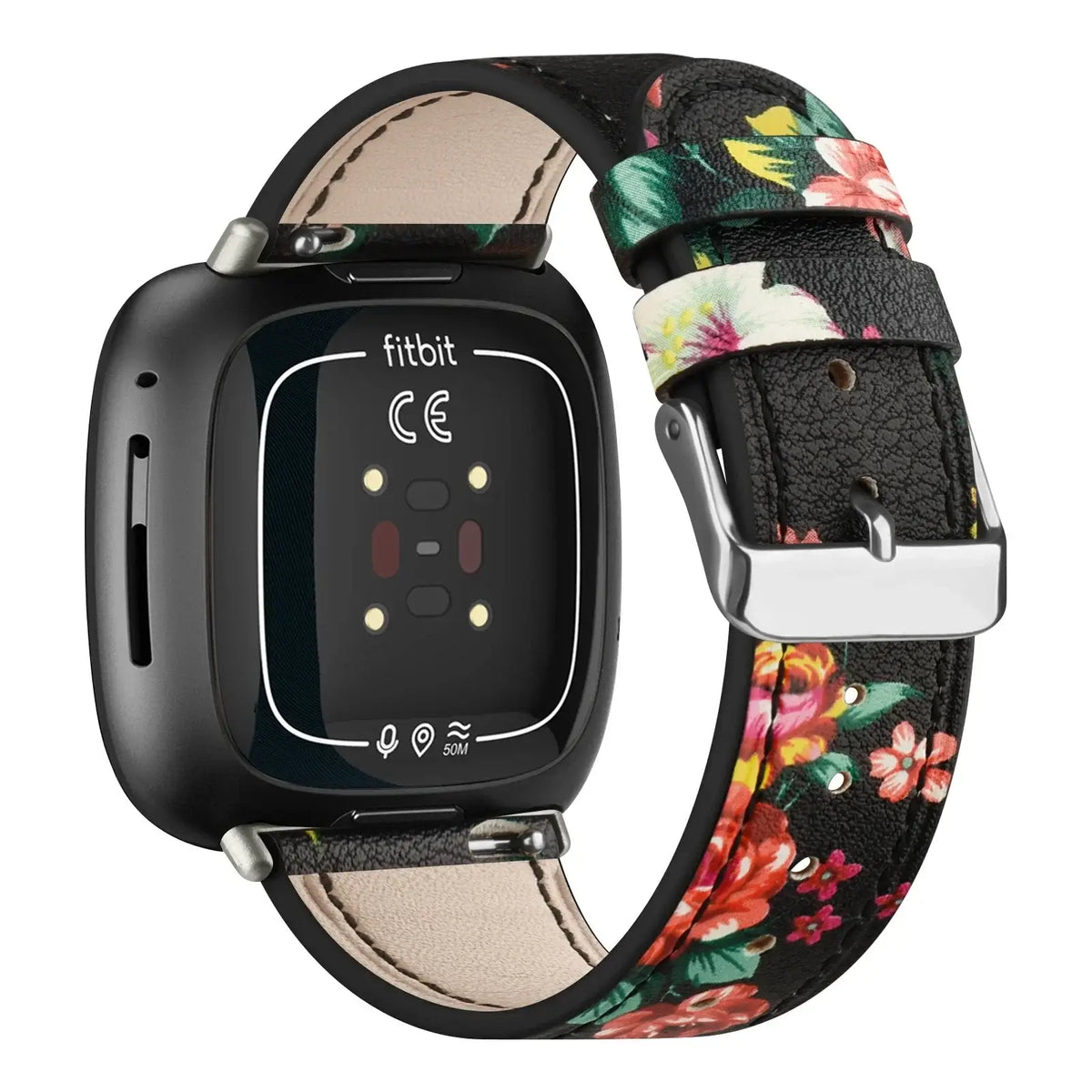 Leather Smartwatch Band Adjustable Sports Watch Bracelet Replacement Wristband for Women and Men Activity Tracker | Sansoti