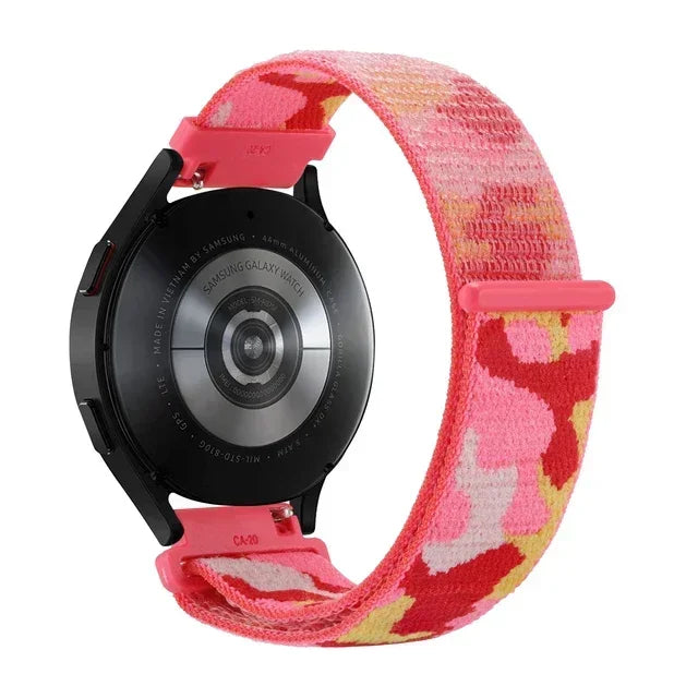 Regulowany nylonowy pasek sportowy do smartwatcha 20mm 22mm, oddychający, lekki pasek do zegarka sportowego i fitnessu | Sansoti
