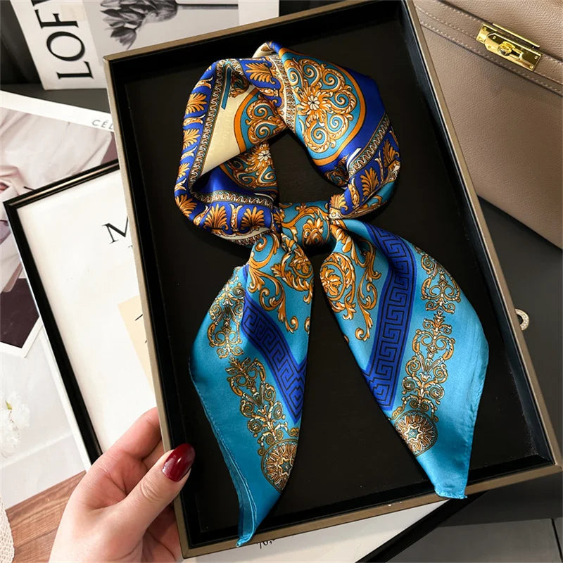 Vierkante Sjaal 70x70 cm Polyester Multifunctioneel Haarband Nekdoek Dames Vier Seizoenen Decoratief | Sansoti