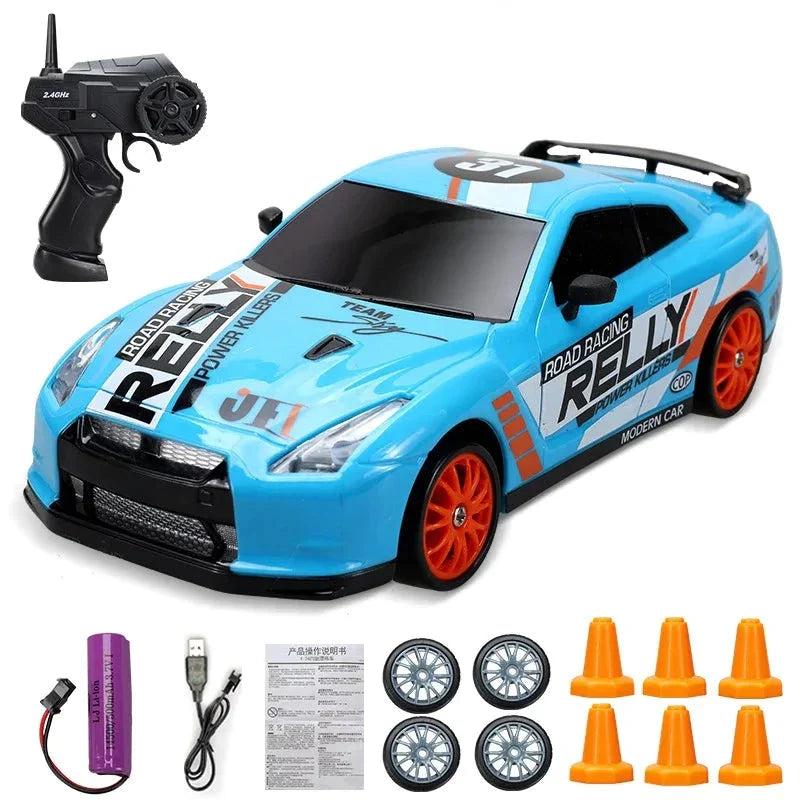 Minidrifter Spielzeugauto RC-Auto Drift Racer 2,4 GHz Fernbedienung Geschwindigkeit Indoor Outdoor Kinder Jungen Mädchen Geschenk ferngesteuertes Auto elektrisches Fahrzeug | Sansoti