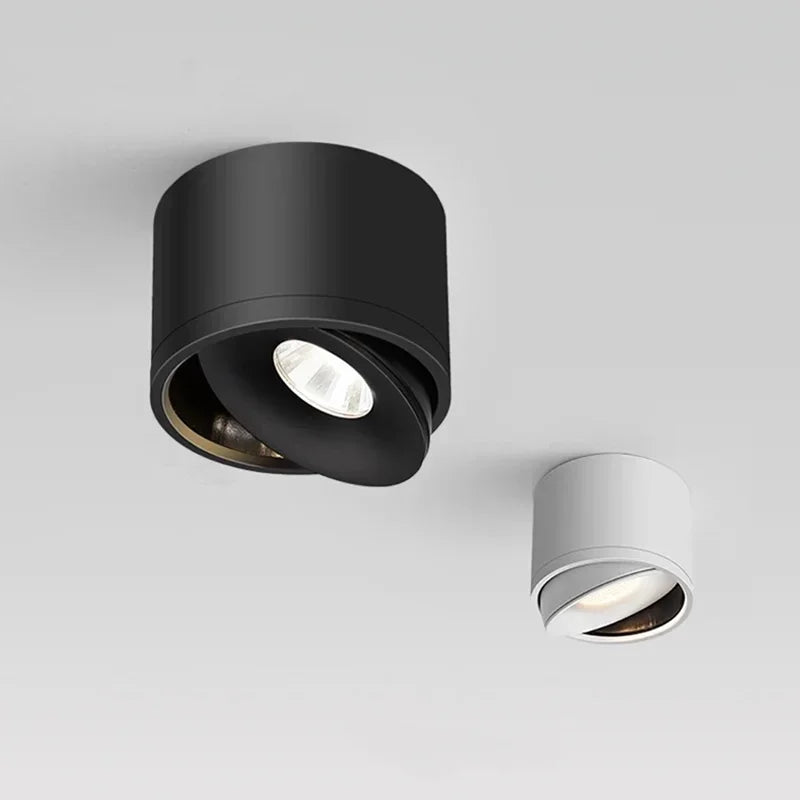 Build-in Ceiling Spot LED Dimmable Rotatable Aluminum White Black Living Room Kitchen Office | Sansoti