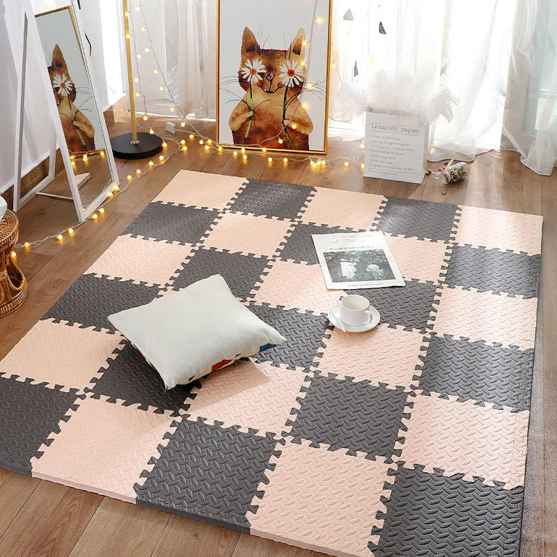 Puzzelmat Baby EVA Foam Vloertegels 30x30cm Antislip Speelmat Kinderen Kruipmat Zachte Speelvloer Babykamer Speelkamer | Sansoti