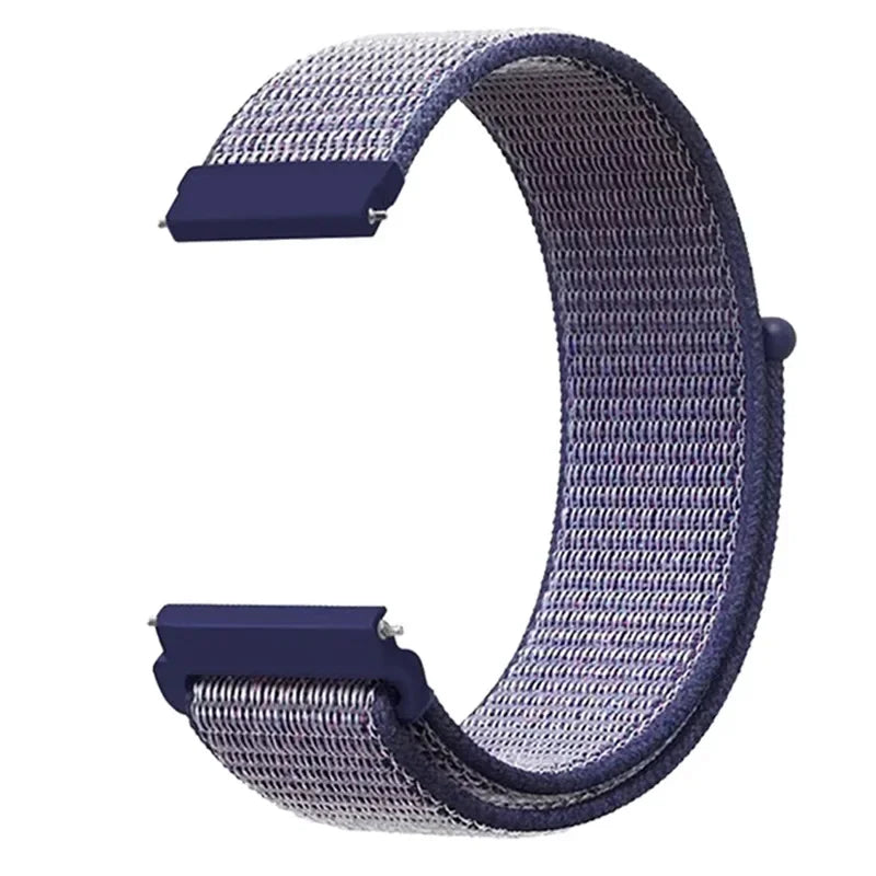 Regulowany nylonowy pasek sportowy do smartwatcha 20mm 22mm, oddychający, lekki pasek do zegarka sportowego i fitnessu | Sansoti