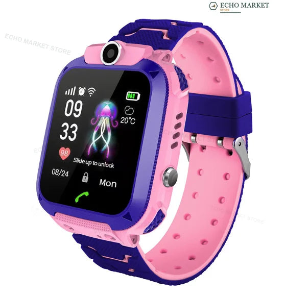 Wasserdichte Kinder-Smartwatch mit GPS-Ortung, SOS-Funktion und elterlicher Kontrolle für Android und iOS - Sicherheit | Sansoti