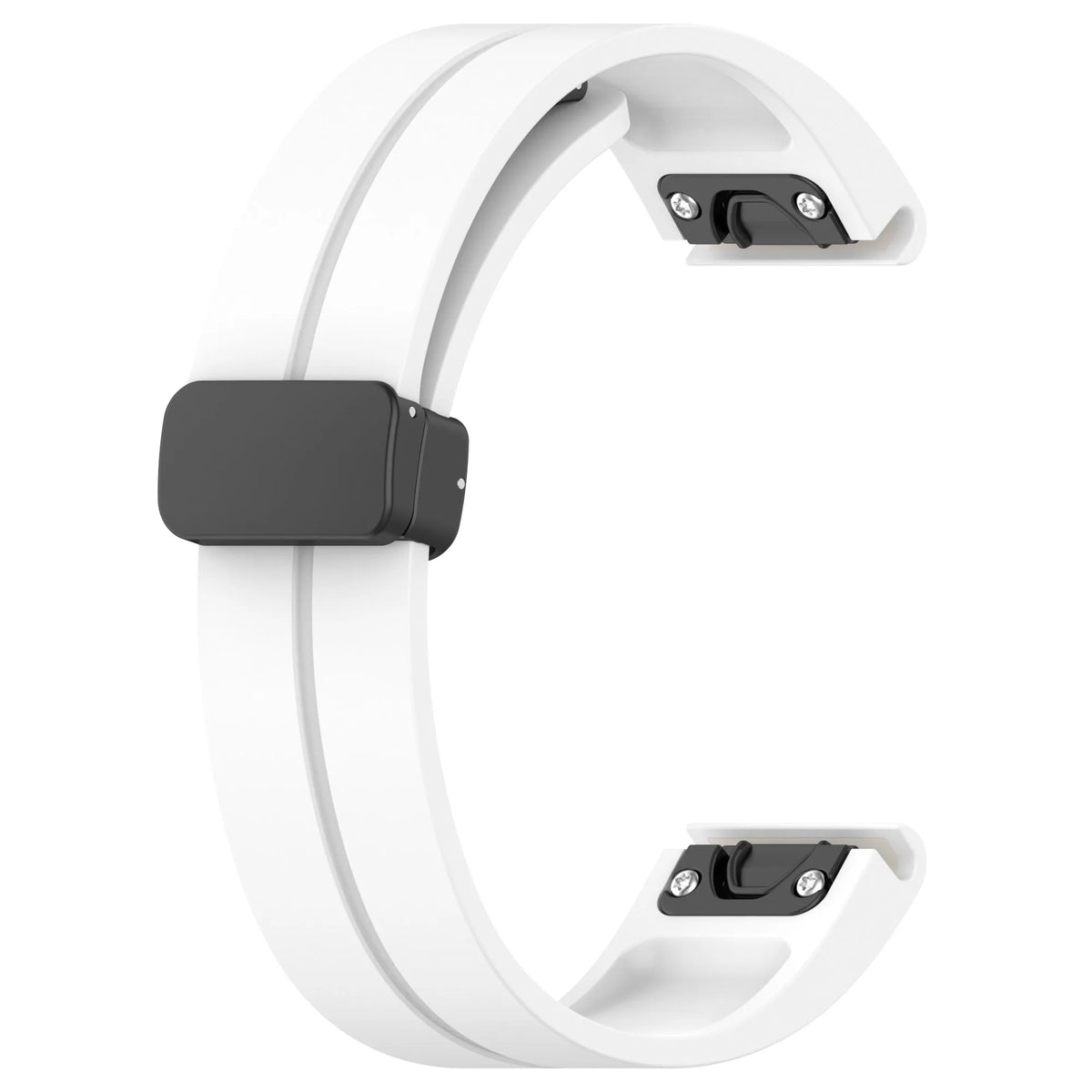 Silicone Smartwatch Band 20mm 22mm 26mm Adjustable Sports-Friendly Comfortable Stylish Watch Band | Sansoti