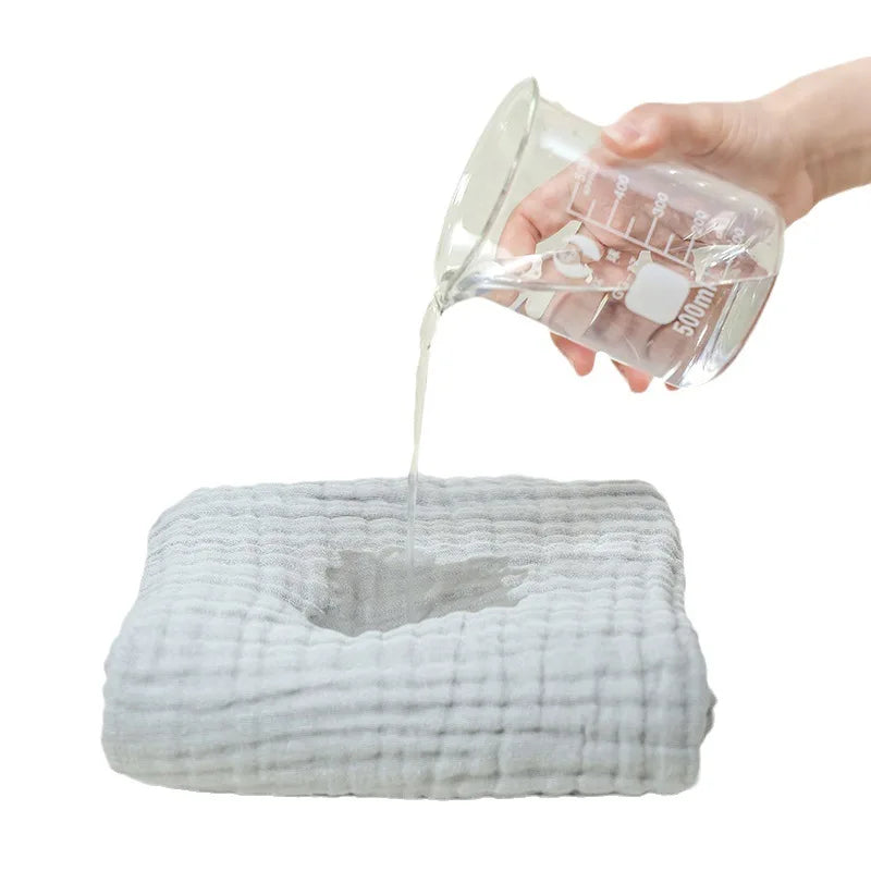 Six-Layer Muslin Baby Blanket Cotton Newborns Crib Blanket Swaddle Stroller Crib Soft Breathable | Sansoti