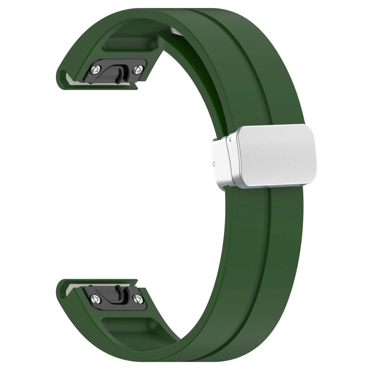Silicone Smartwatch Band 20mm 22mm 26mm Adjustable Sports-Friendly Comfortable Stylish Watch Band | Sansoti