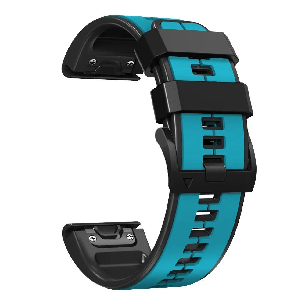 Silicone Watch Band with Quick Release 22mm 26mm Smartwatch Wristband Sports Band Comfortable Water-Resistant | Sansoti