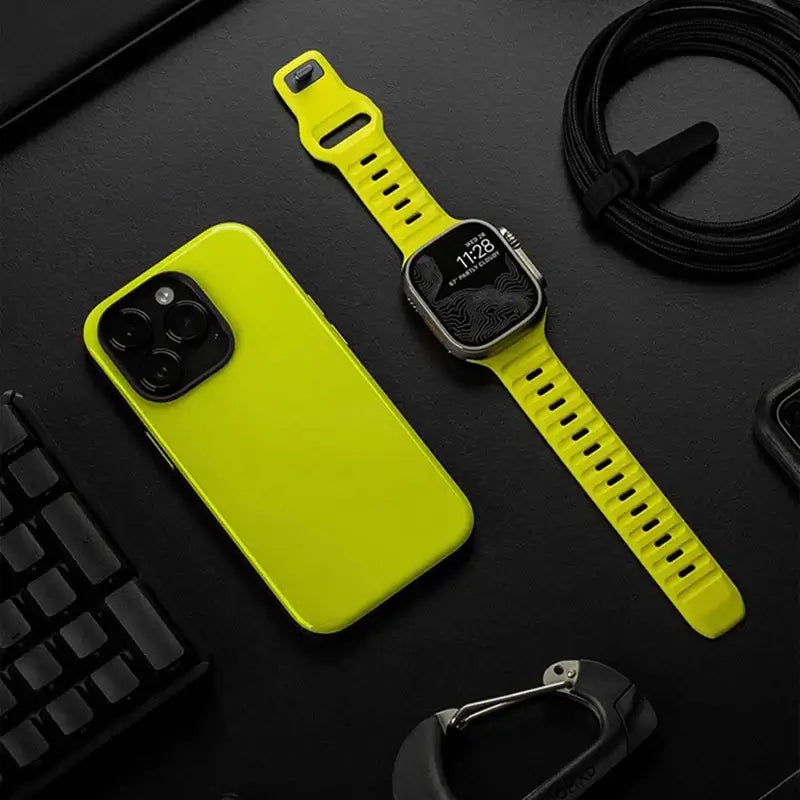 Soft-Fit Adjustable Waterproof Silicone Smartwatch Band Sport Casual Daily Use Watch Strap | Sansoti
