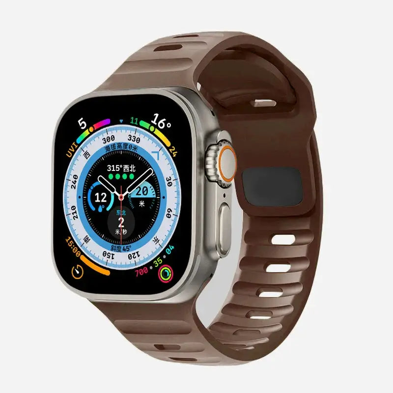 Soft-Fit Adjustable Waterproof Silicone Smartwatch Band Sport Casual Daily Use Watch Strap | Sansoti