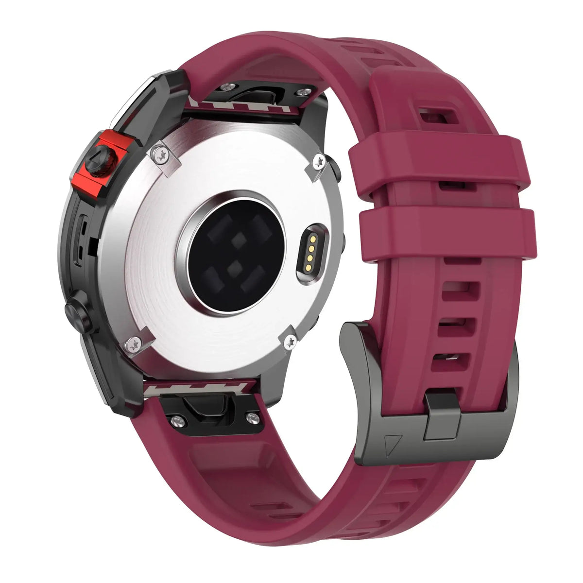 Silicone Smartwatch Band 20mm 22mm 26mm Adjustable Sports Watch Wristband Replacement Strap Comfortable | Sansoti