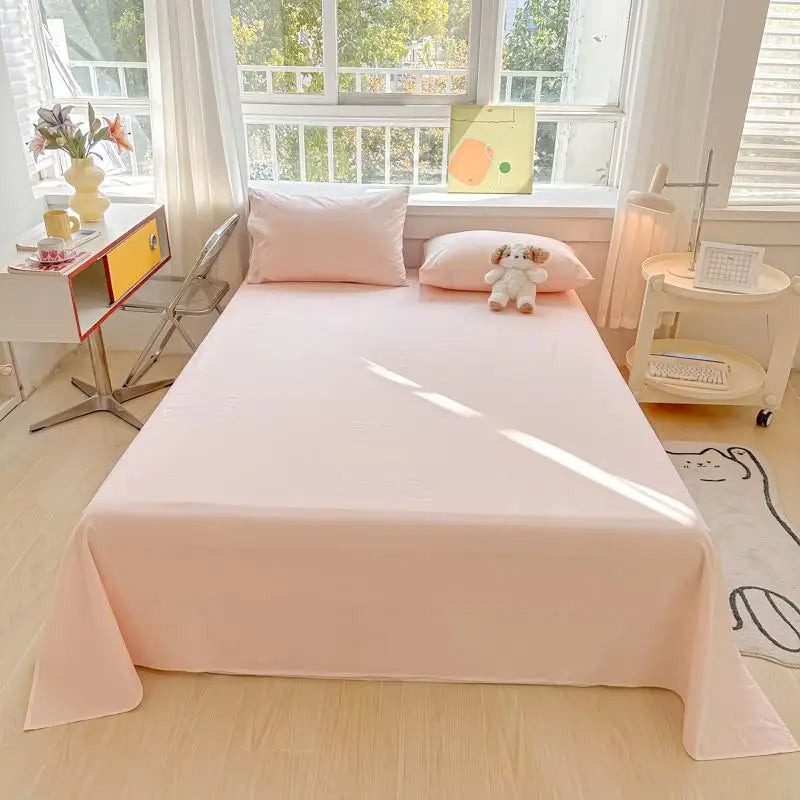 Sansoti | Percale Cotton Bedding Set | 100% Organic | Breathable & Soft | 3-piece
