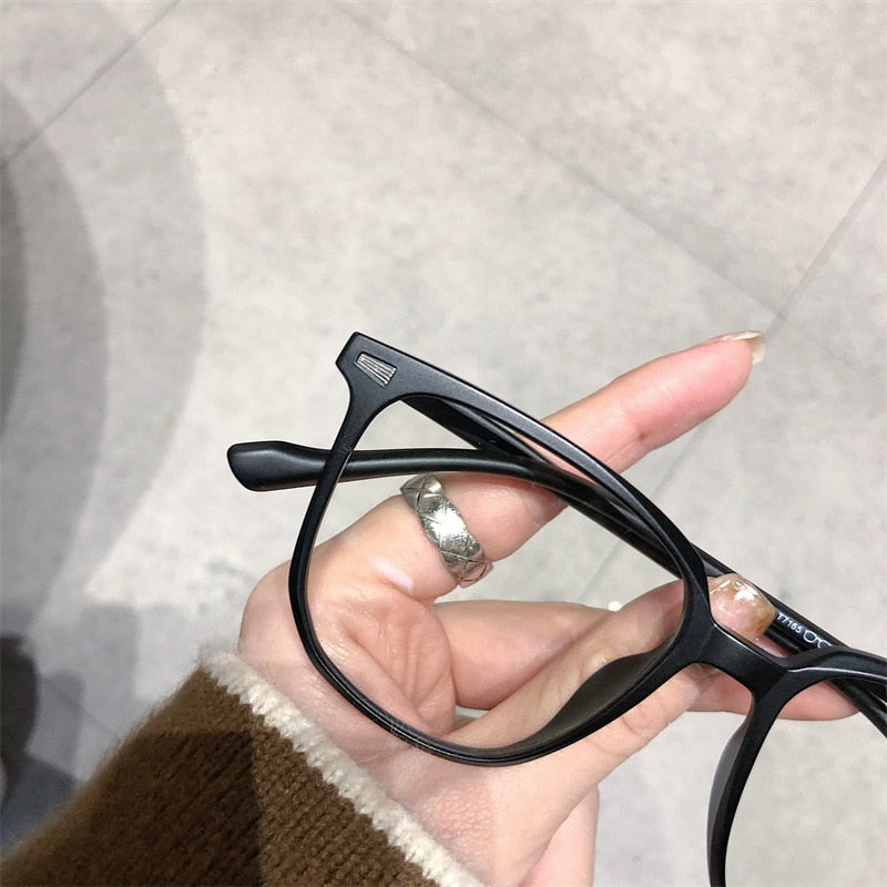 Dioptrie Bril voor Bijziendheid met Anti-Blauw Lichtfilter | Unisex Oversized Montuur | Vermindert Oogvermoeidheid | Sansoti