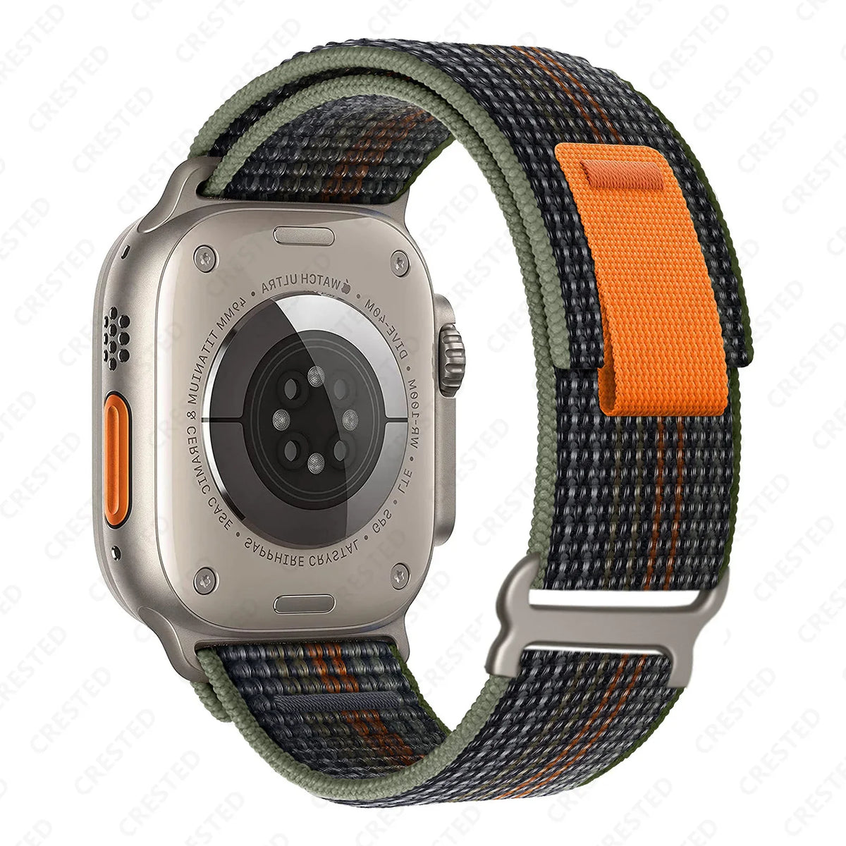 Nylon Smartwatch Trail Loop Strap - Adjustable Sport Strap with Durable Buckle - Multicolored Active Wristband | Sansoti