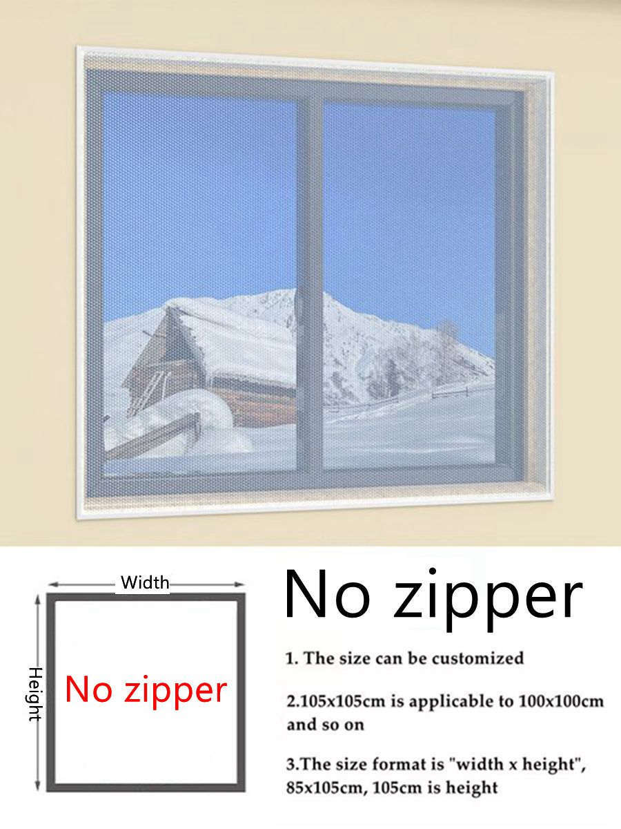 Double-Layer Window Insulation Film with Self-Adhesive Zipper for Optimal Heat Insulation Transparent Energy Saving | Sansoti