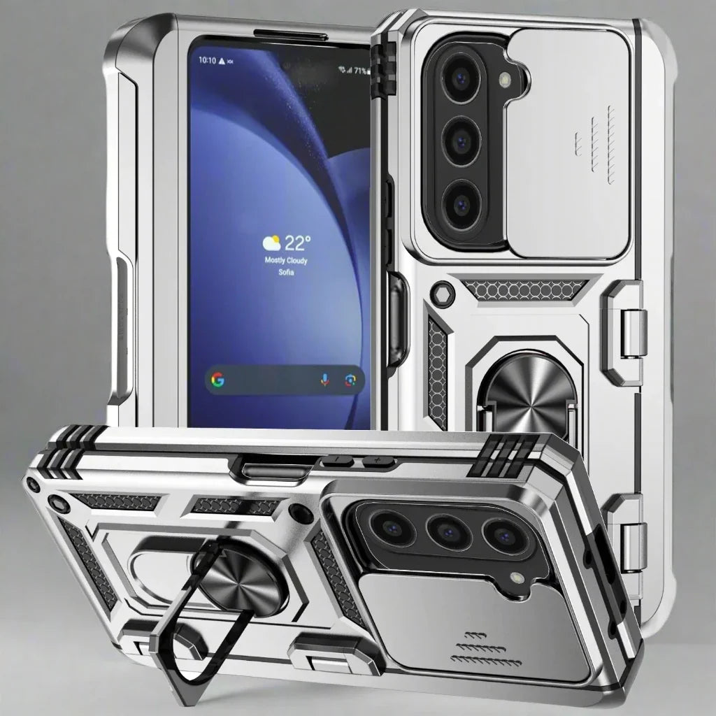 Stoßfeste Handyhülle für faltbare Smartphones Galaxy Z Fold 6 und Z Fold 5, schützende Cover-Hülle | Sansoti